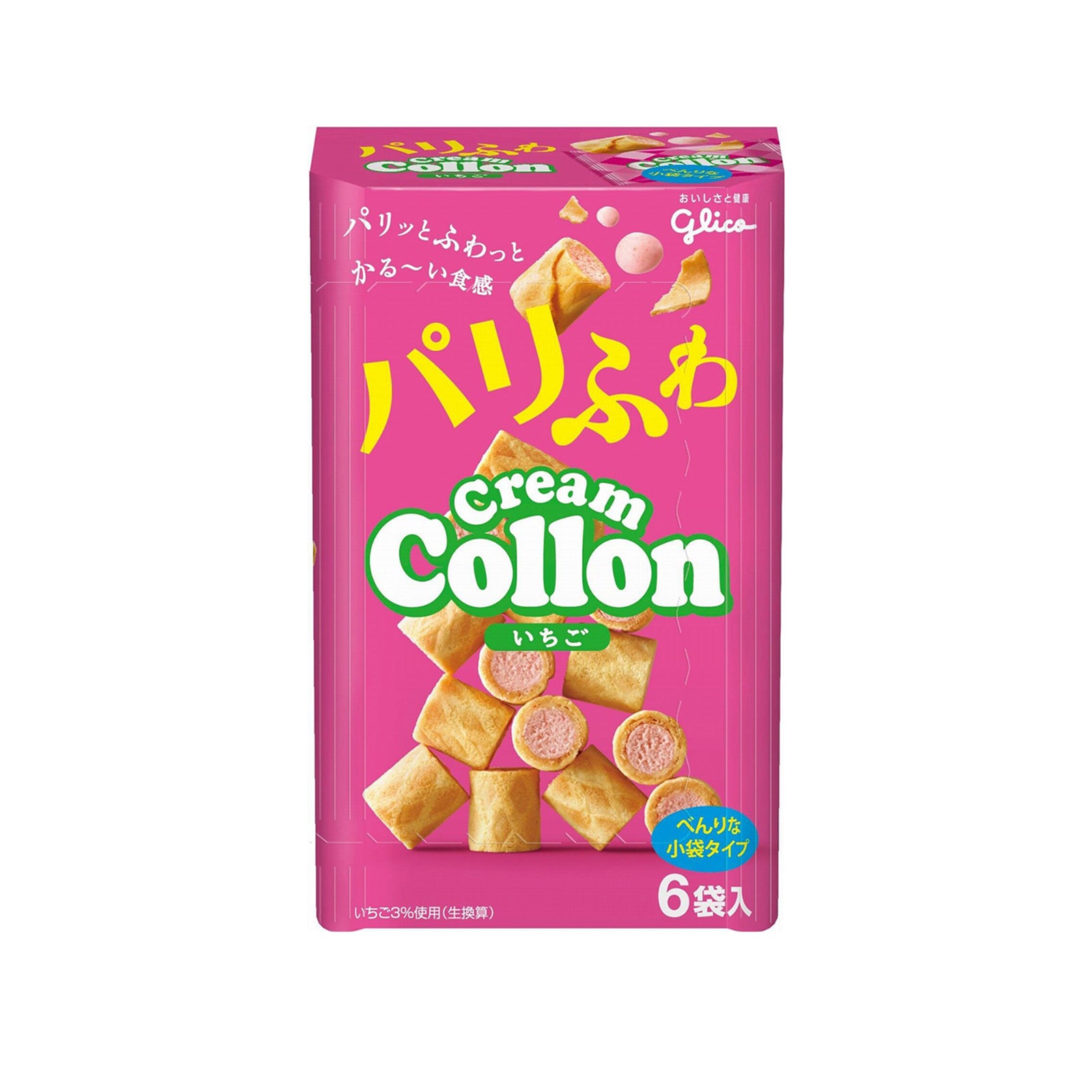 Glico Collon Strawberry Cream Cookie 81g