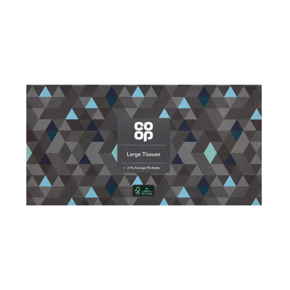 Co Op Large Tissues 2Ply 90pcs/pack