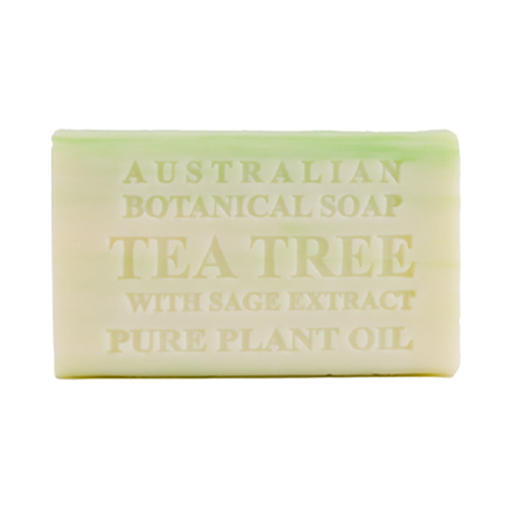 Australian Botanical Soap Bar with Tea Tree and Sage 200g