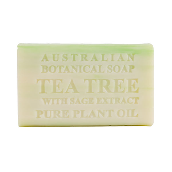 Australian Botanical Soap Bar with Tea Tree and Sage 200g