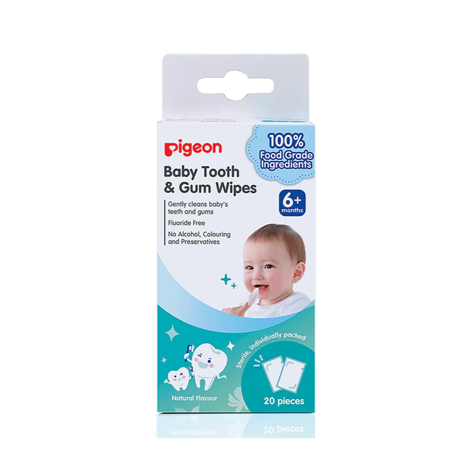 Pigeon Tooth and Gum Wipe Natural 20pcs/pack
