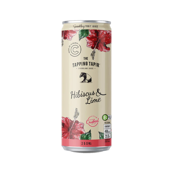 The Tapping Tapir Hibiscus and Lime Light Sparkling Drink 250ml (highest price)
