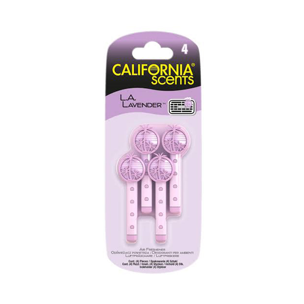 California Vent Stick Lavender 4pcs/pack
