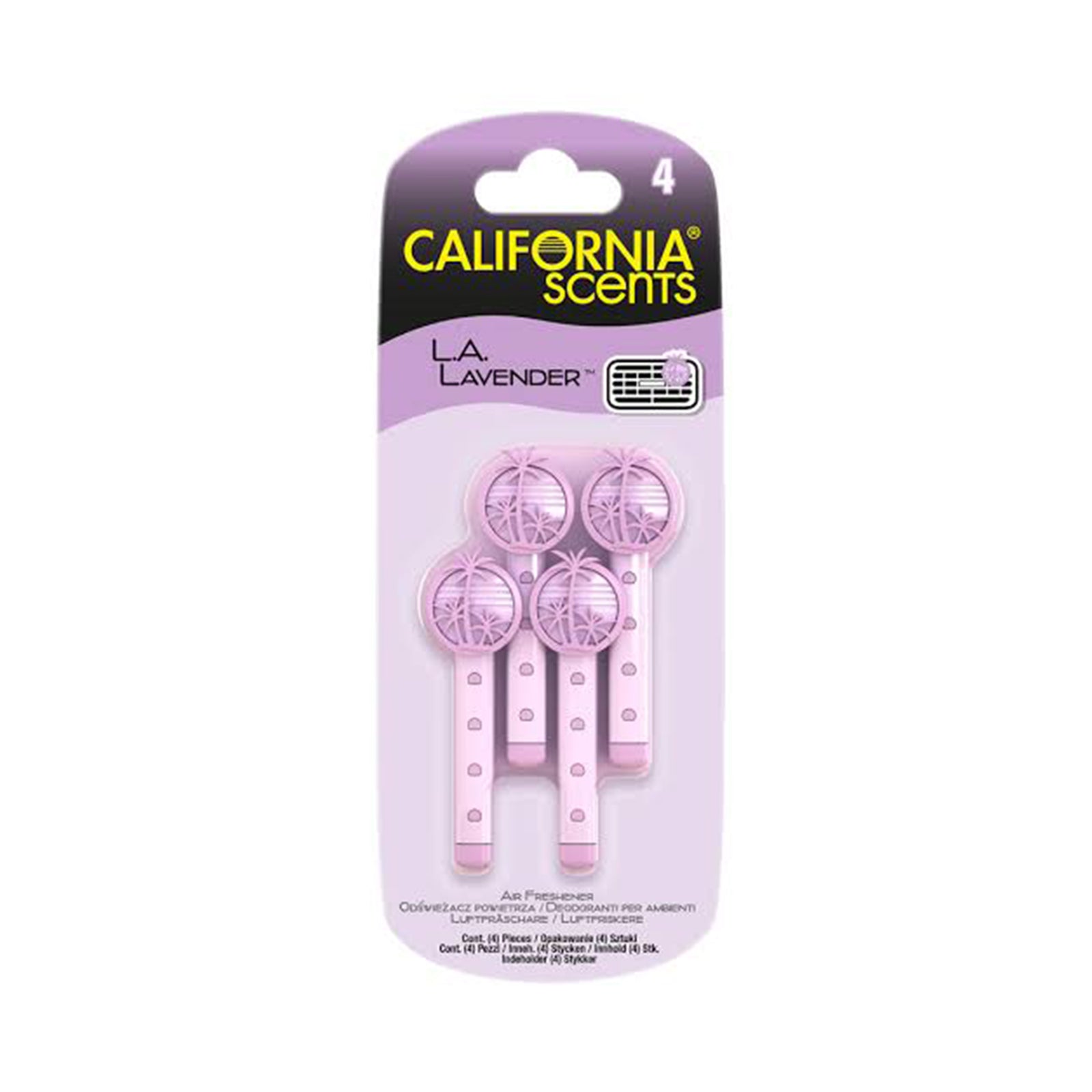 California Vent Stick Lavender 4pcs/pack