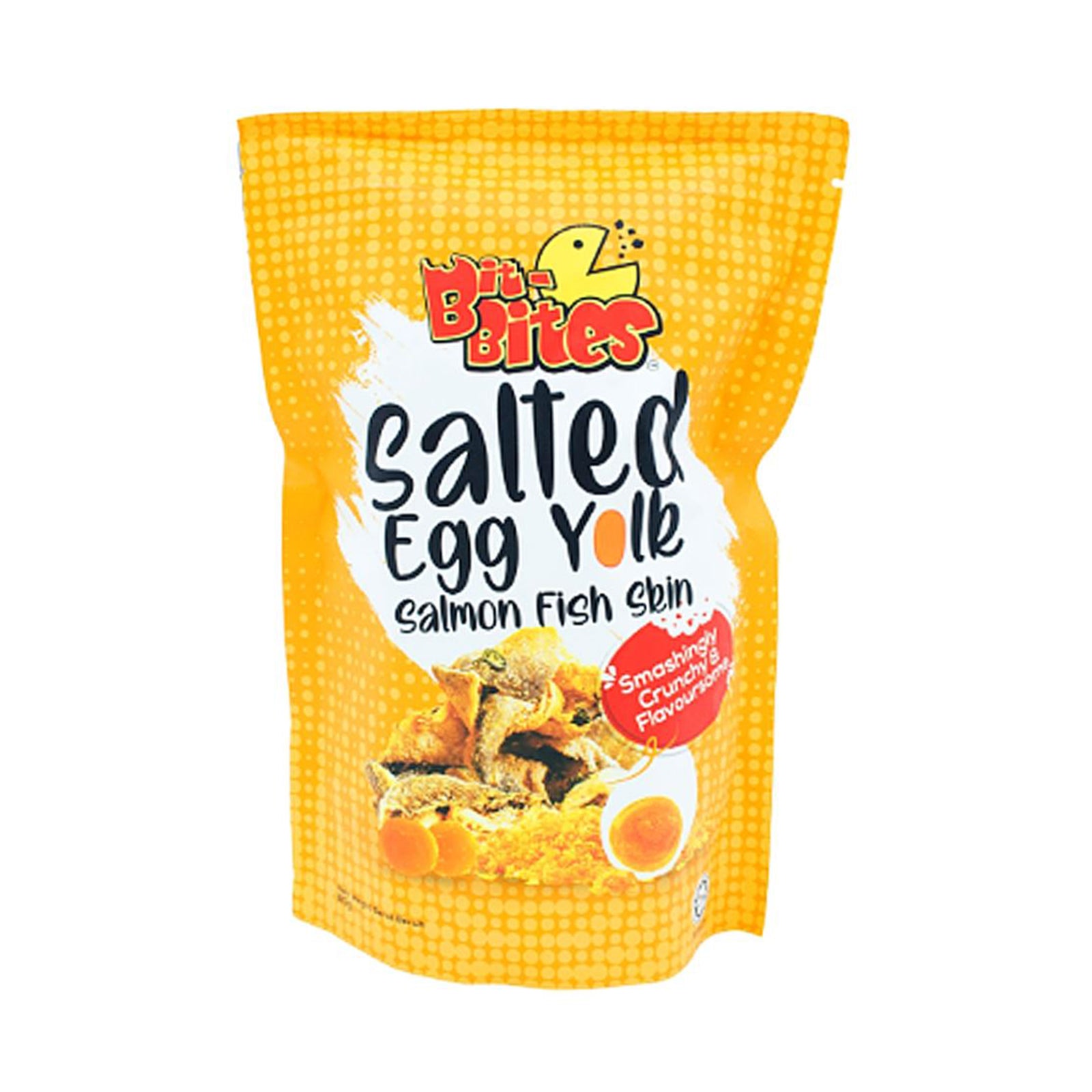 Bit-Bites Salted Egg Salmon Fish Skin 80g