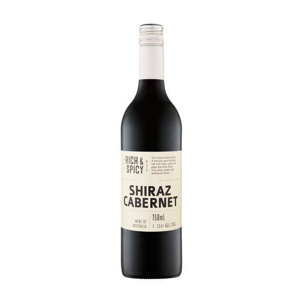 Cleanskin Rich & Spicy Shiraz Cabernet 750ml (highest price)