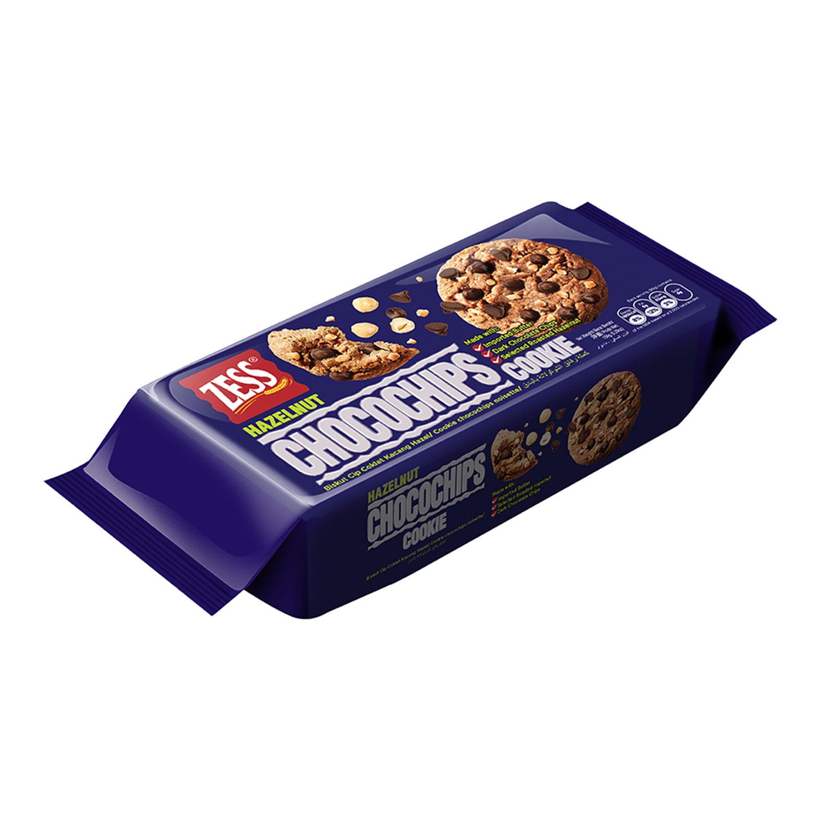 Zess Chocochip Hazelnut Cookies 150g