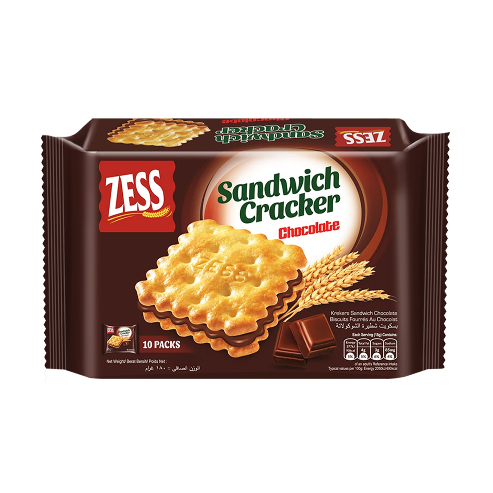 Zess Cream Sandwich Chocolate 180g
