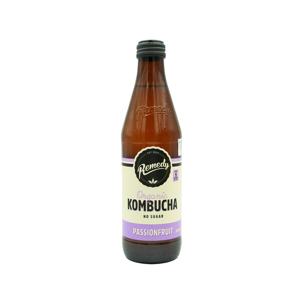 Remedy Organic Kombucha Passionfruit Drink 330ml