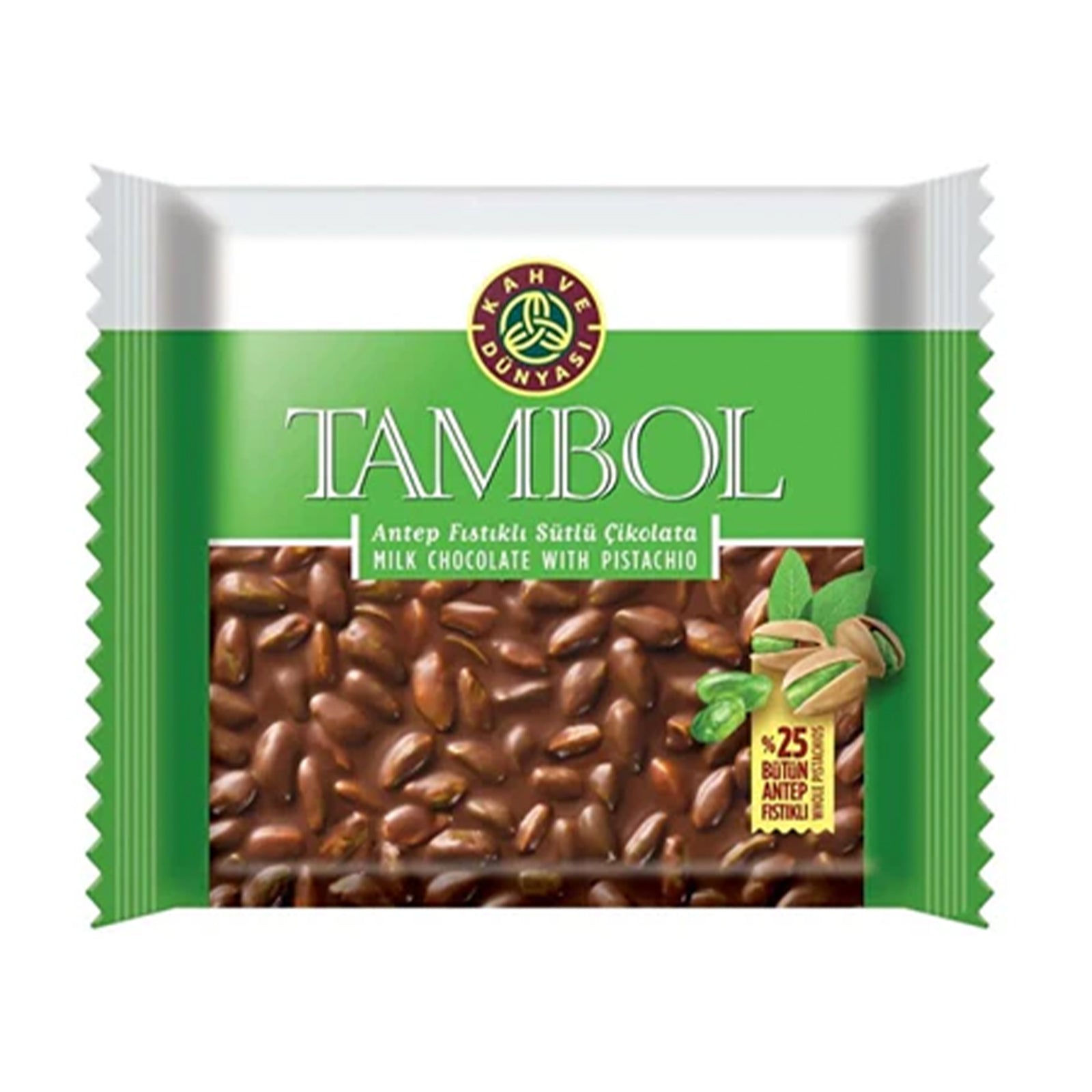 Kahve Tambol Chocolate with Pistashio 77g