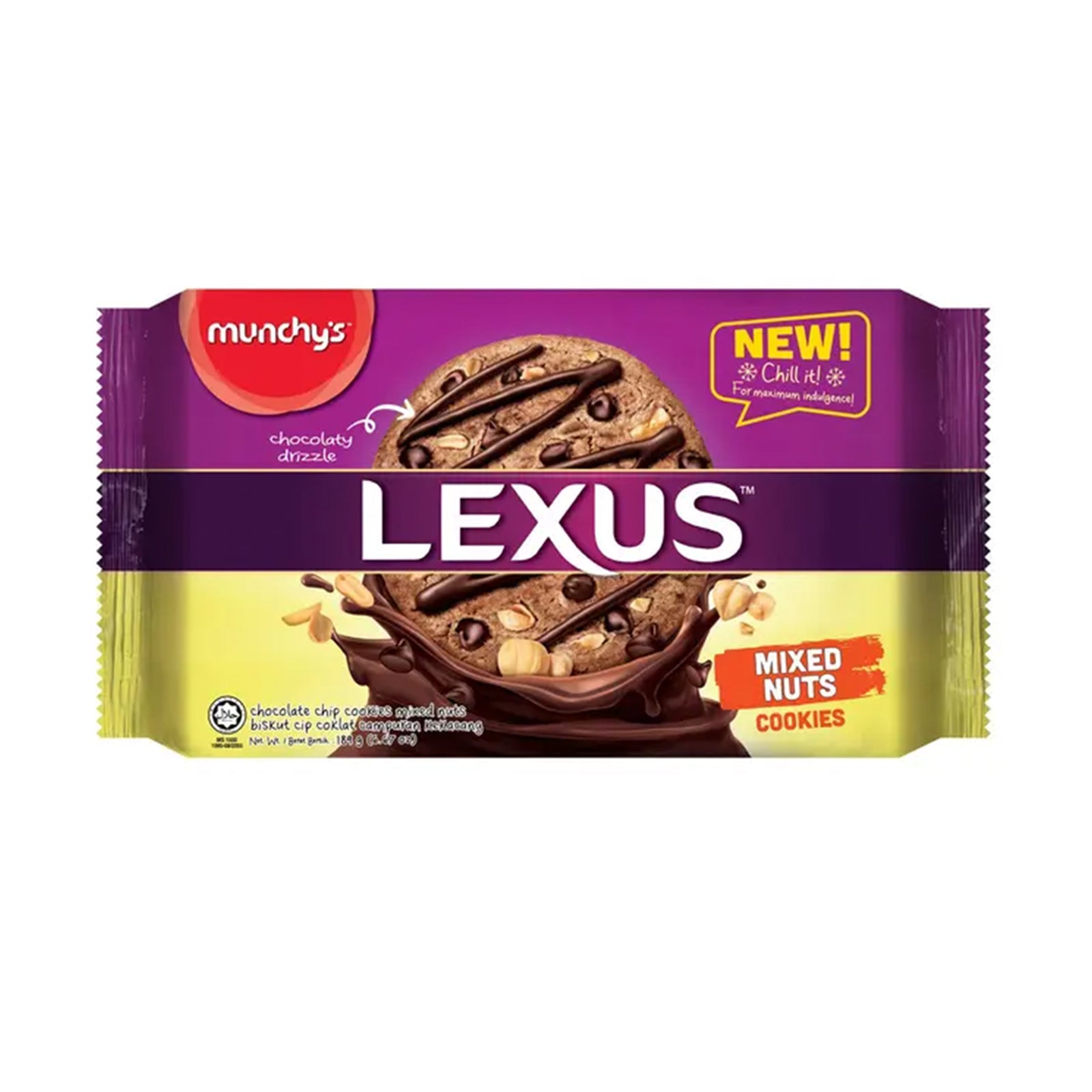 Munchy's Lexus Cookies Mixed Nuts 189g