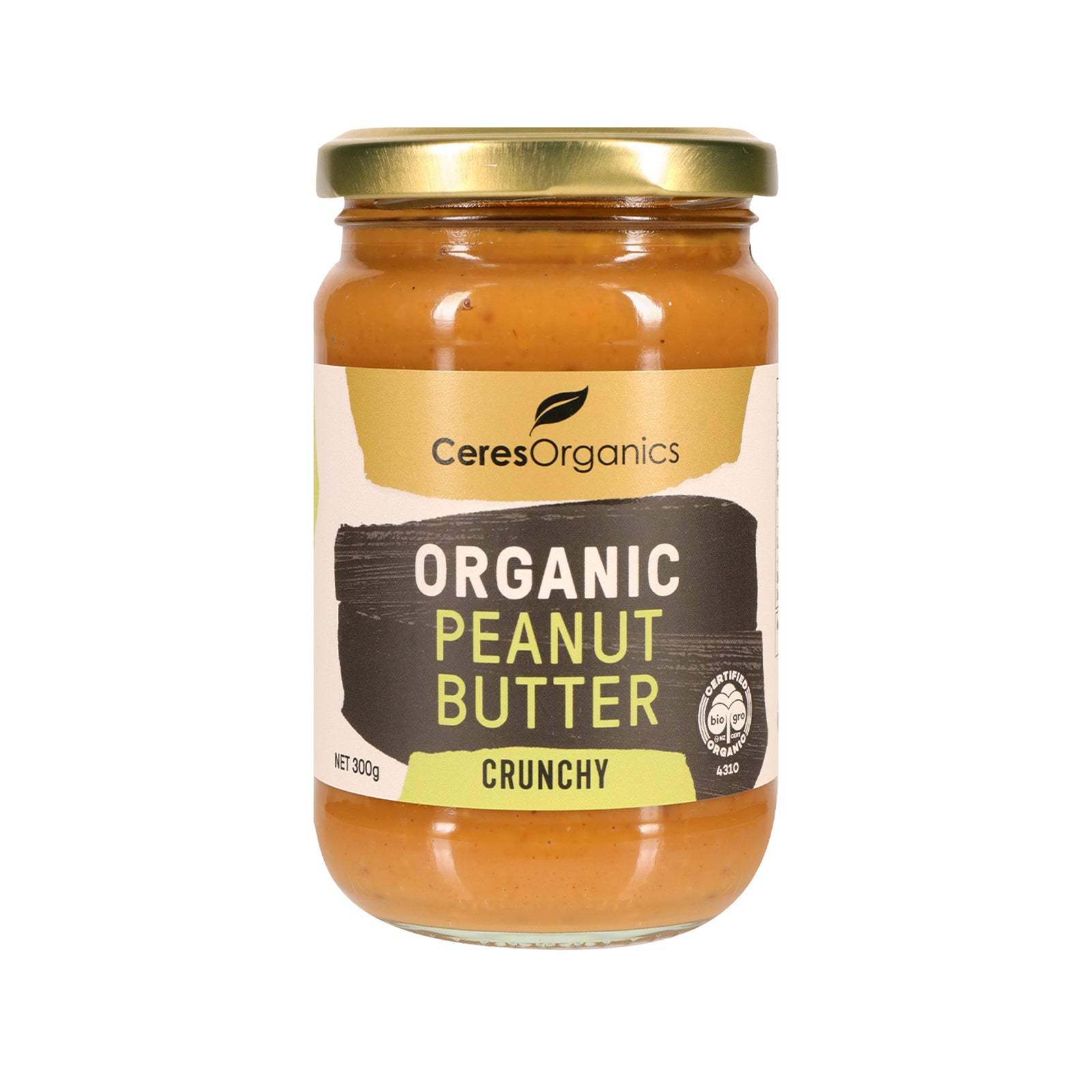 Ceres Organic Peanut Butter Spread Crunchy 300g