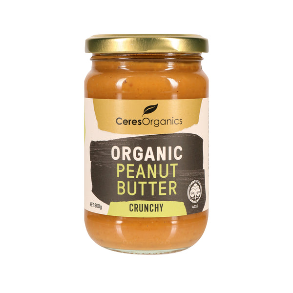 Ceres Organic Peanut Butter Spread Crunchy 300g