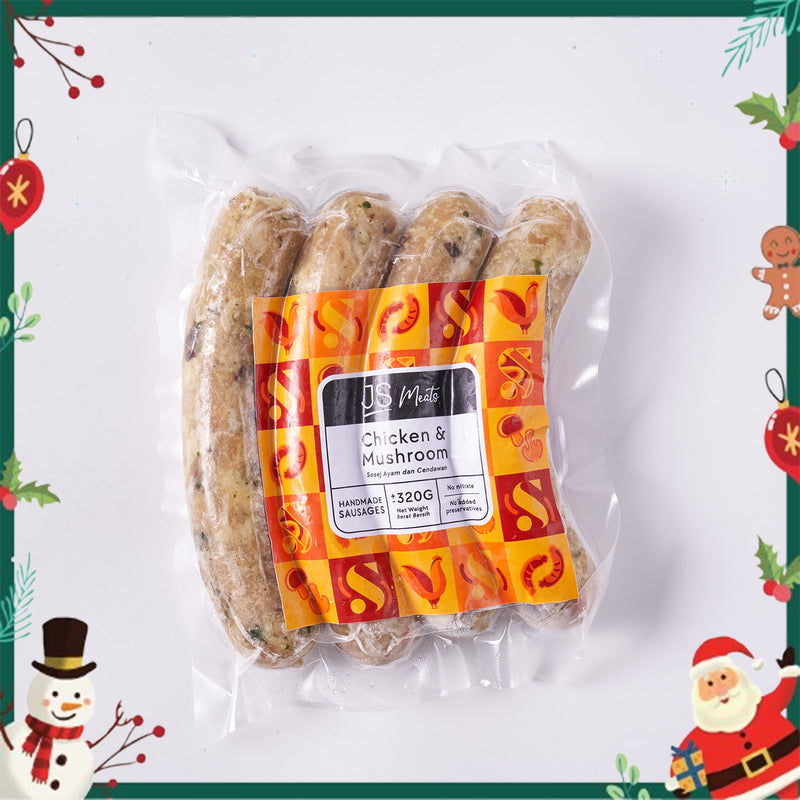 Chicken Mushroom Sausage 4pcs/pack