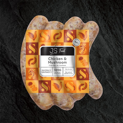 JS Meats Chicken Mushroom Sausage 4pcs/pack