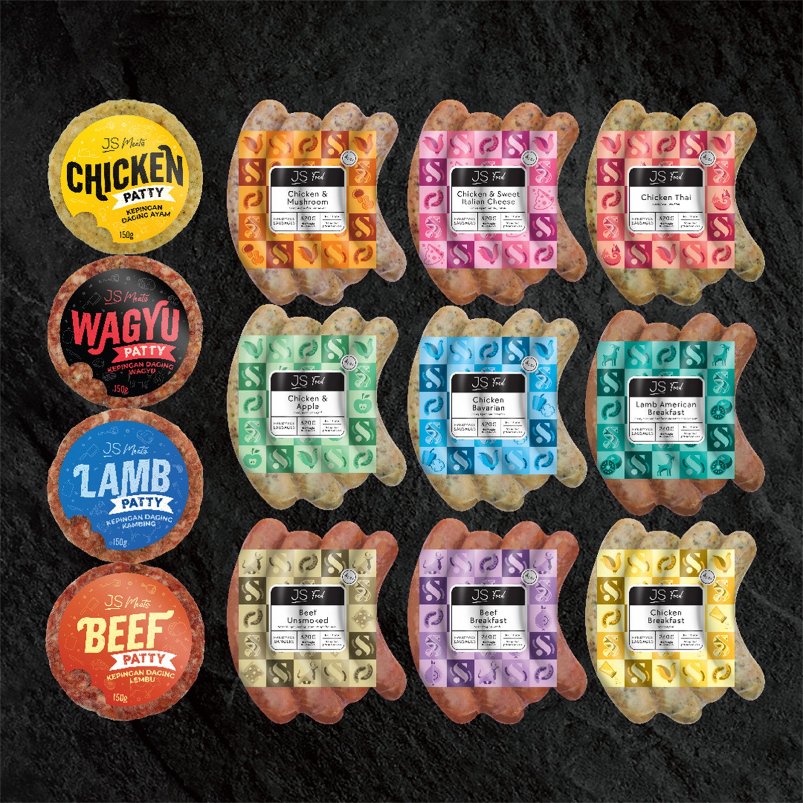 JS Meats Chicken Patty 150g