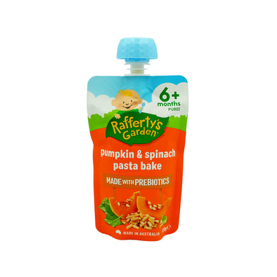 Rafferty's Garden Pumpkin Spinach Pasta Bake Baby Food (Pouch) 120g