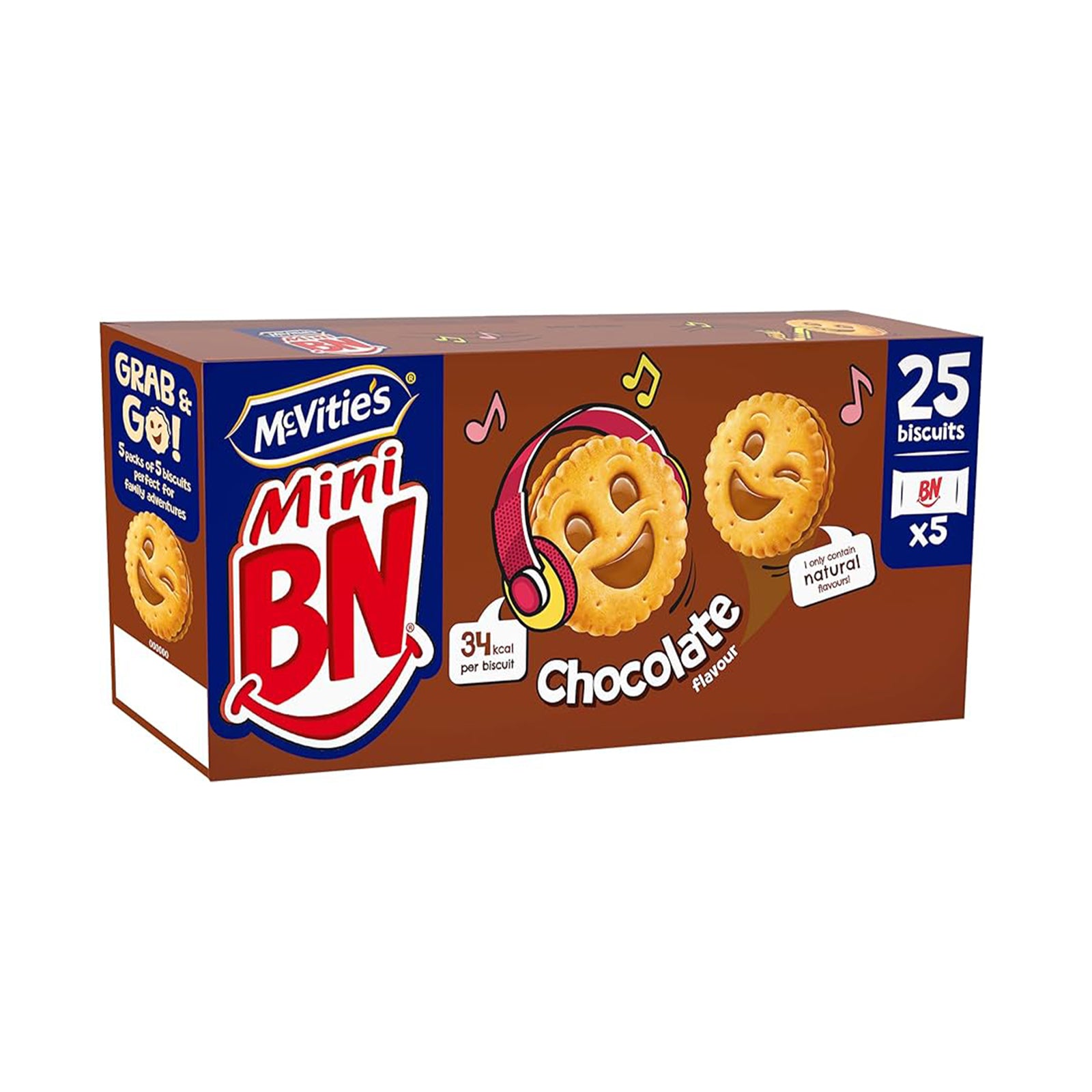 McVities BN Mini Multi Pack Milk Chocolate 35g x 5