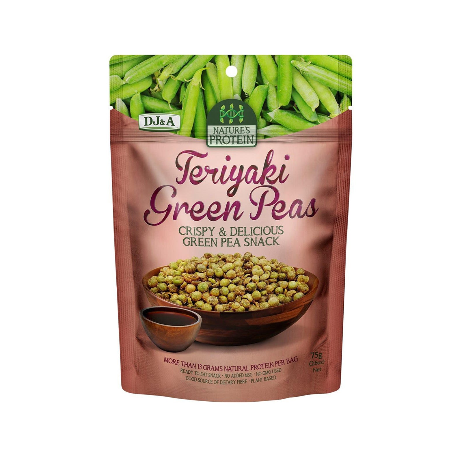 DJ and A Protein Teriyaki Green Peas 75g