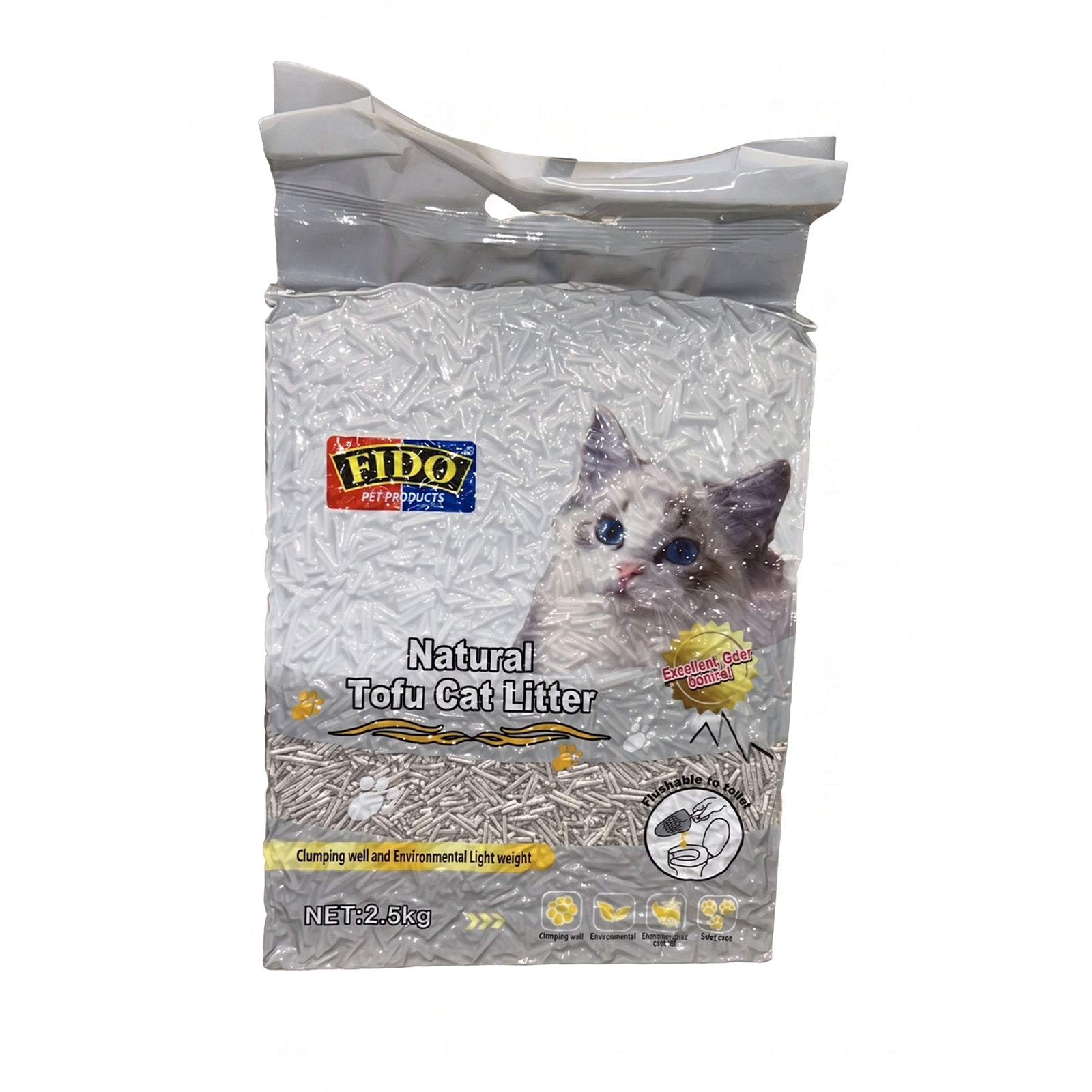 Fido Tofu Charcoal Cat Litter 2.5kg