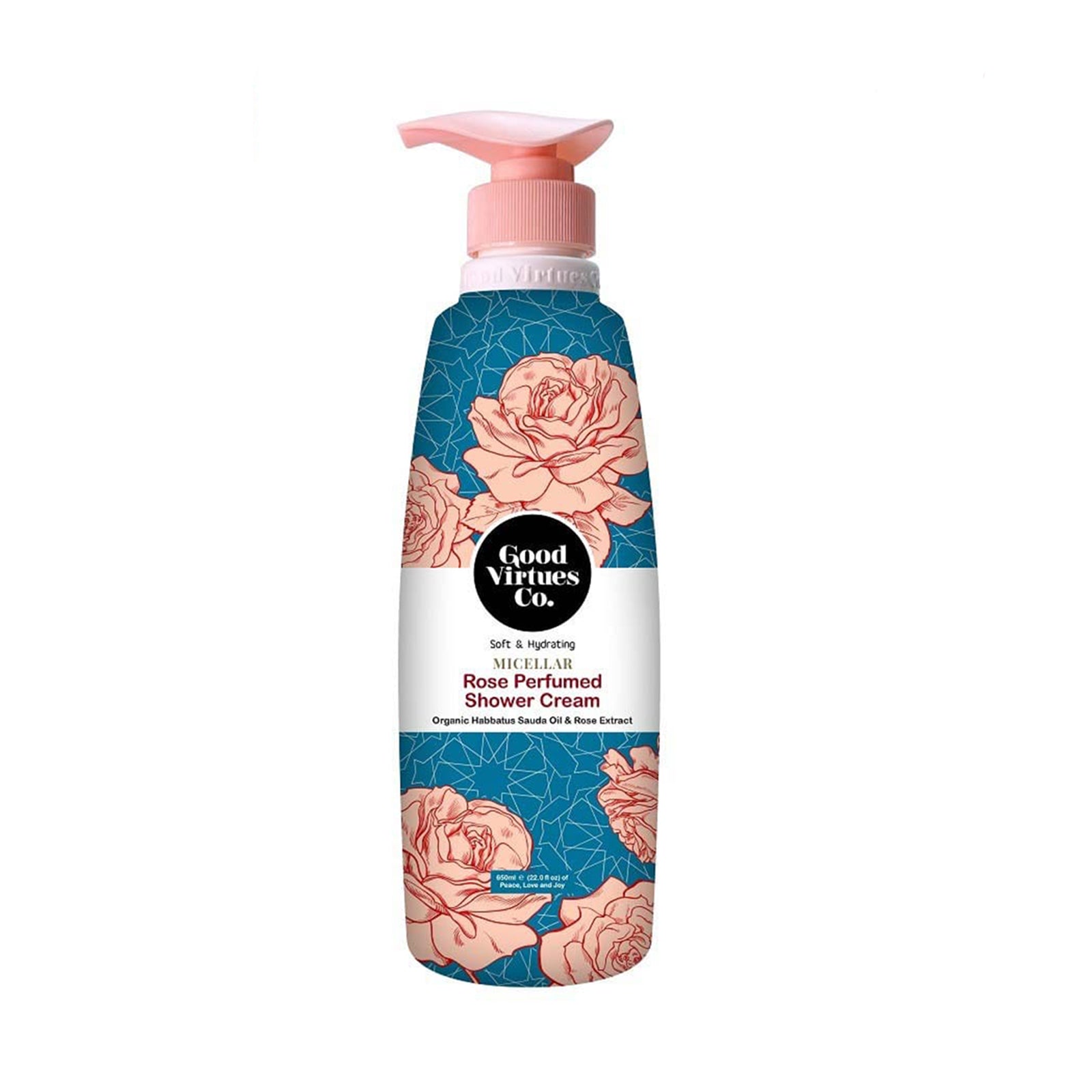 Gvc Micellar Perfumed Shower Cream-Rose 650ml