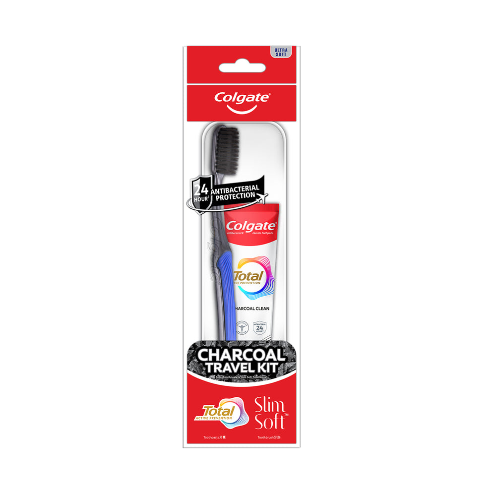 Colgate Charcoal Travel Kit 1set