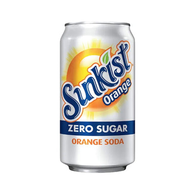 Schweppes Sunkist Zero Sugar Drink 375ml