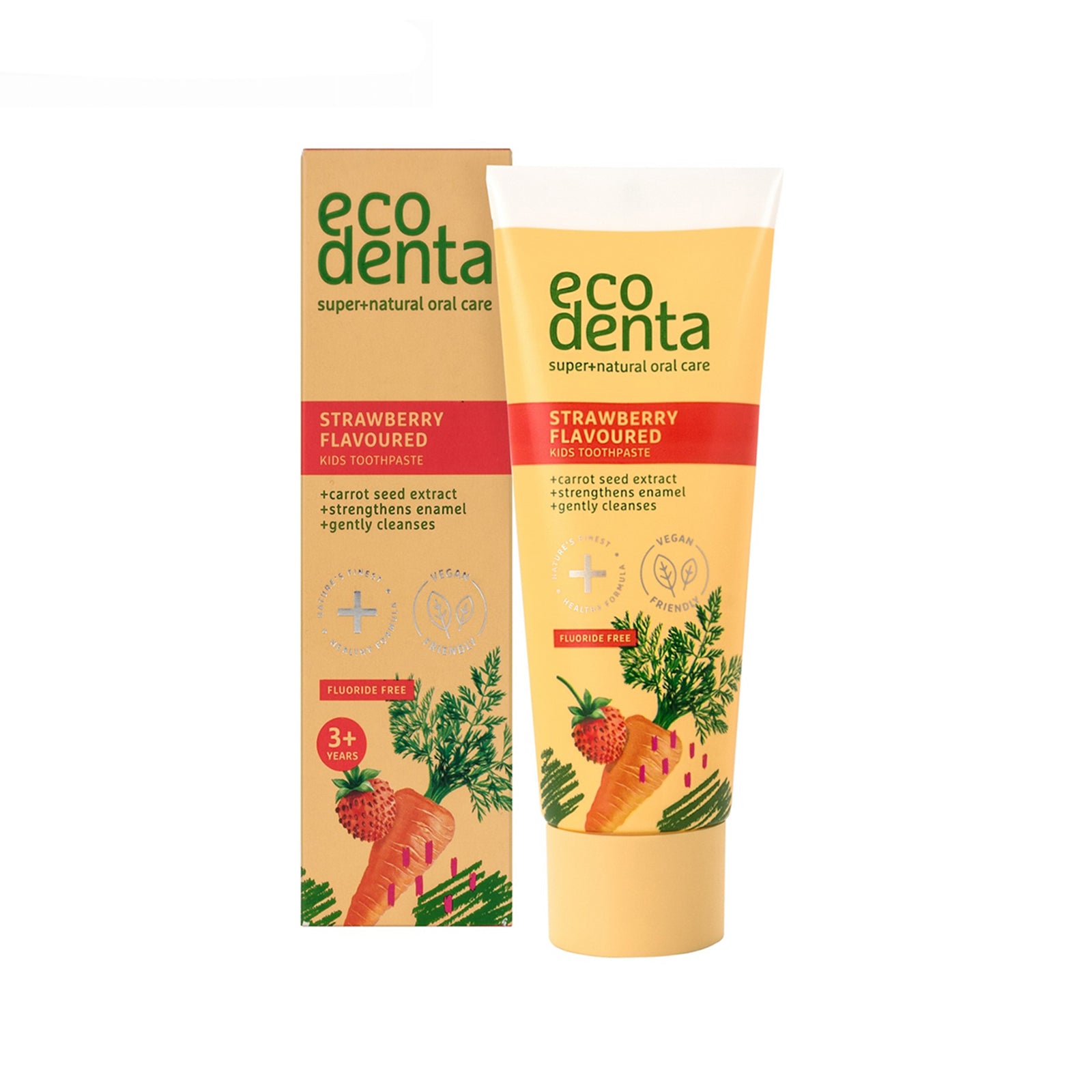 Ecodenta Wild Strawberry Flavored Kids Toothpaste 75ml