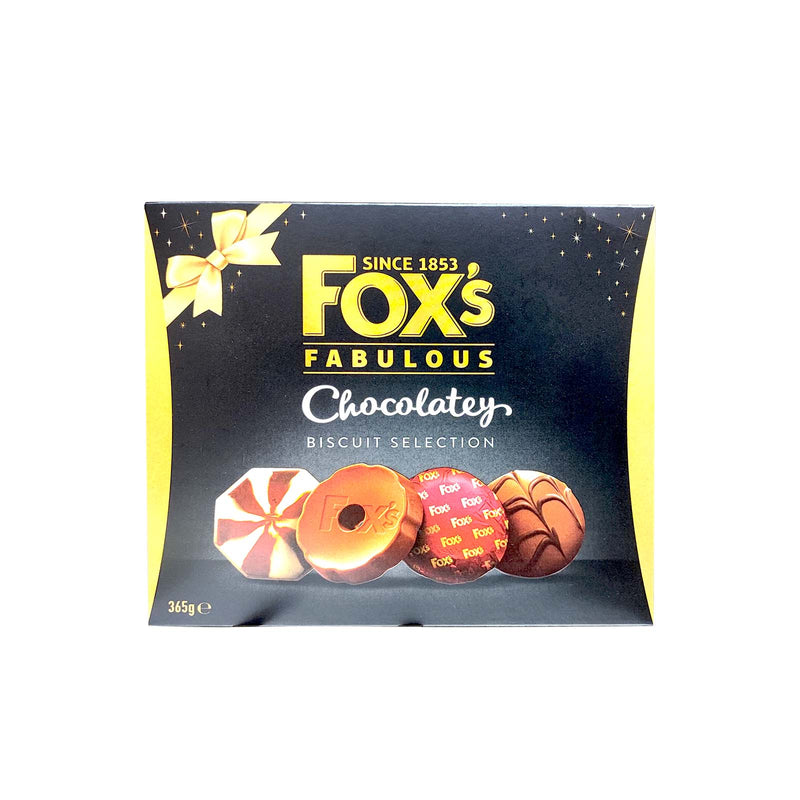 Fox Fabulous Chocolatey Biscuits Selection 365g