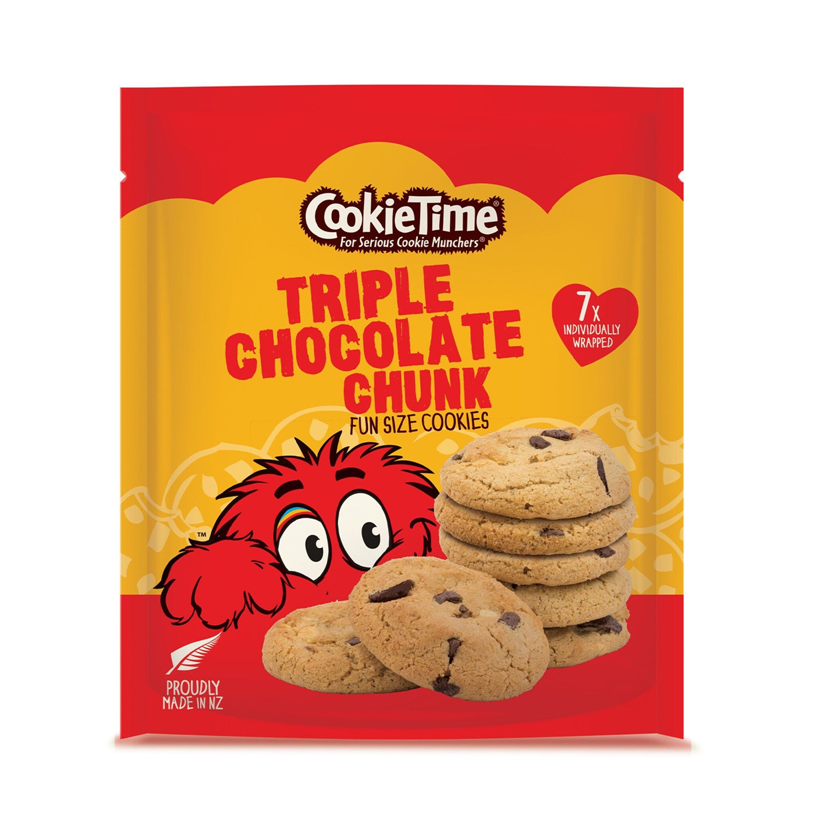 Cookie Time New Zealand Triple Chocolate Chunk Cookies 140g