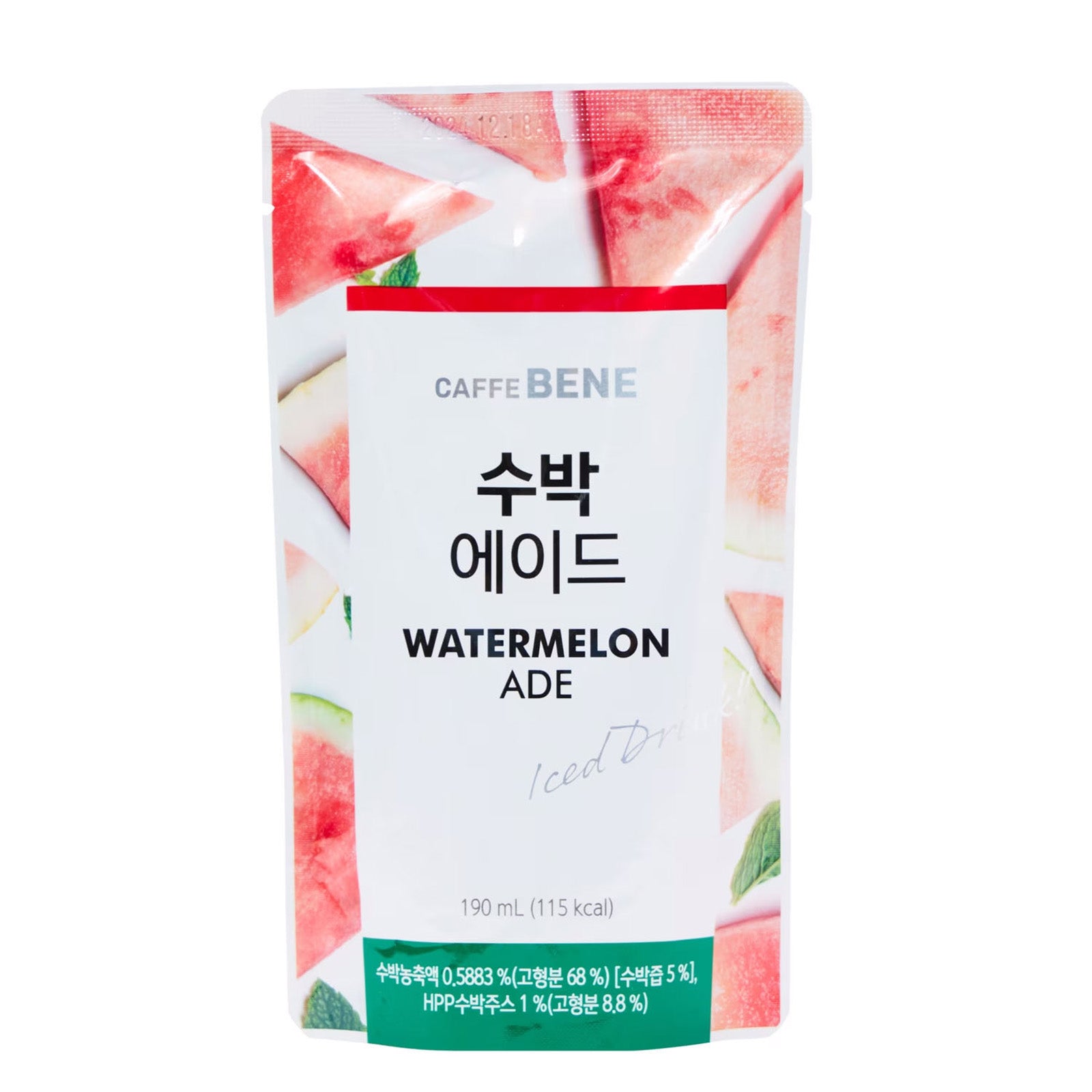 Cafe Bene Coffee Water Melon Ade 190ml