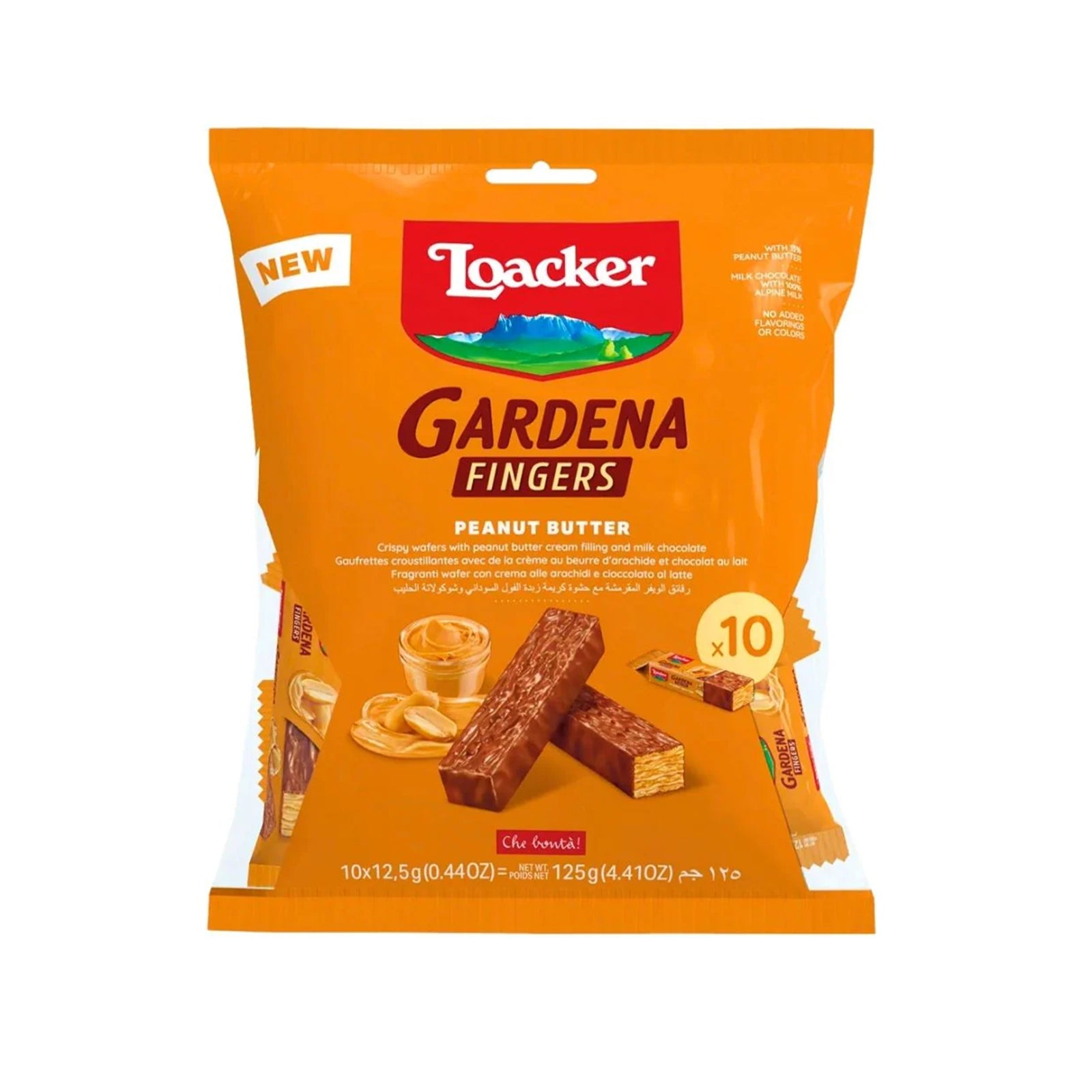 Loacker Gardena Fingers Peanut Butter 125g