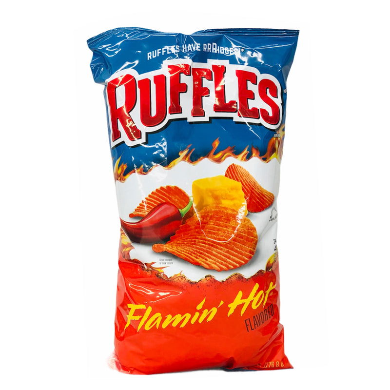 Ruffles Flamin Hot Potato Chips (USA) 184g