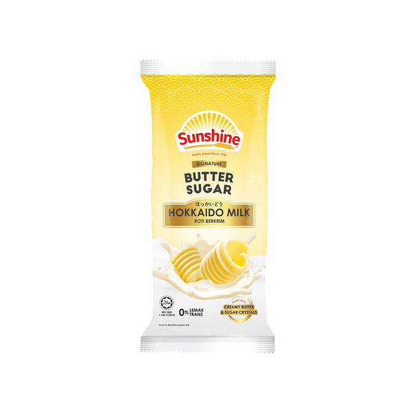 Sunshine Butter Sugar Hokkaido Milk Cream Roll Bun 52g