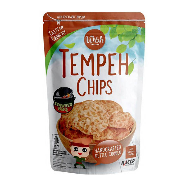 Woh Seaweed Bbq Tempeh Chips 100g (highest price)