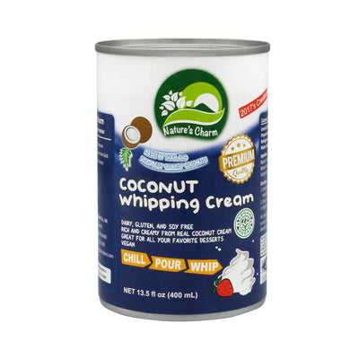 Natures Charm Coconut Whipping Cream 400ml