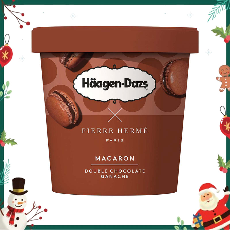 Haagen Dazs Macaron Double Chocolate Ganache Ice Cream 420ml