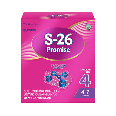 S-26 Step 4 Promise Children Formula Milk Powder 550g
