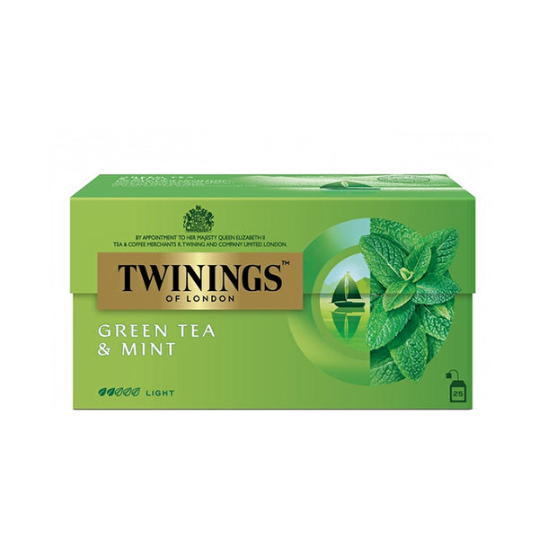 Twinings Green Tea Mint Teabags 1.5g x 25