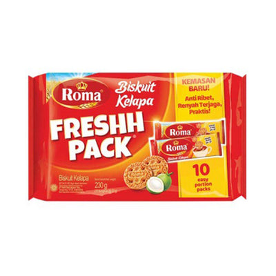 Roma Kelapa Bisucit Fresh Pack 23g x 10