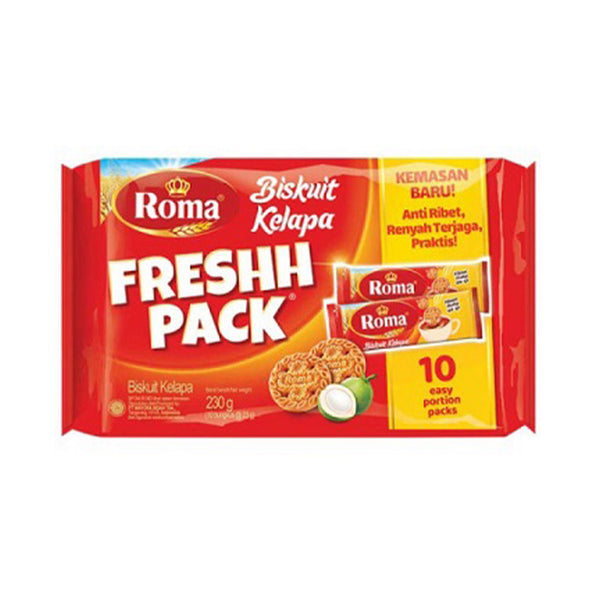 Roma Kelapa Bisucit Fresh Pack 23g x 10