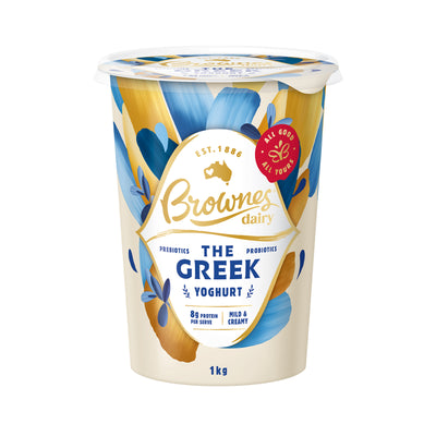 Brownes Greek Style Yoghurts 1kg