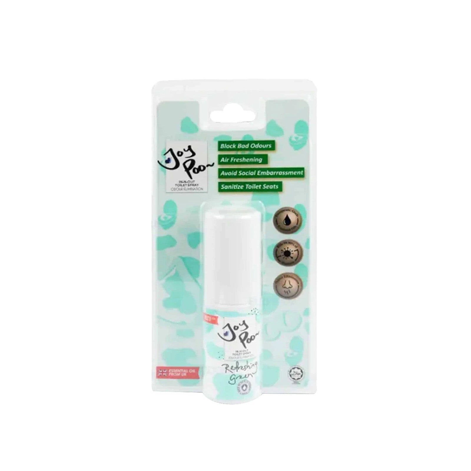 Joypoo In and Out Toilet Spray Refreshing Green 20ml
