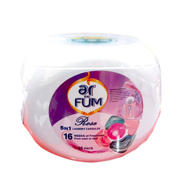 Ar Fum 5 In 1 Laundry Capsule Rose 36pcs/pack (highest price)
