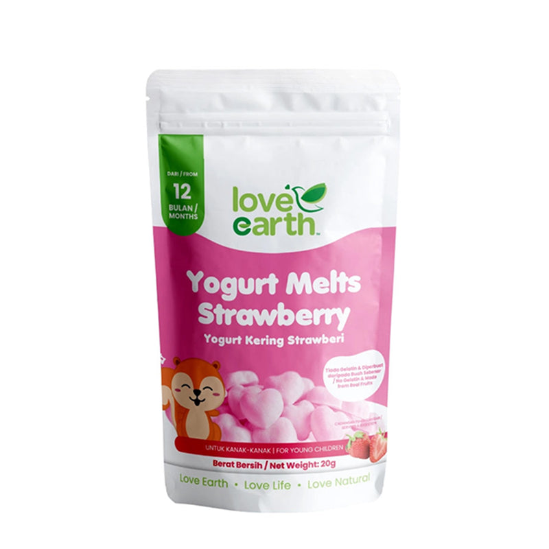 Love Earth Baby Yoghurt Melt Strawberry 20g