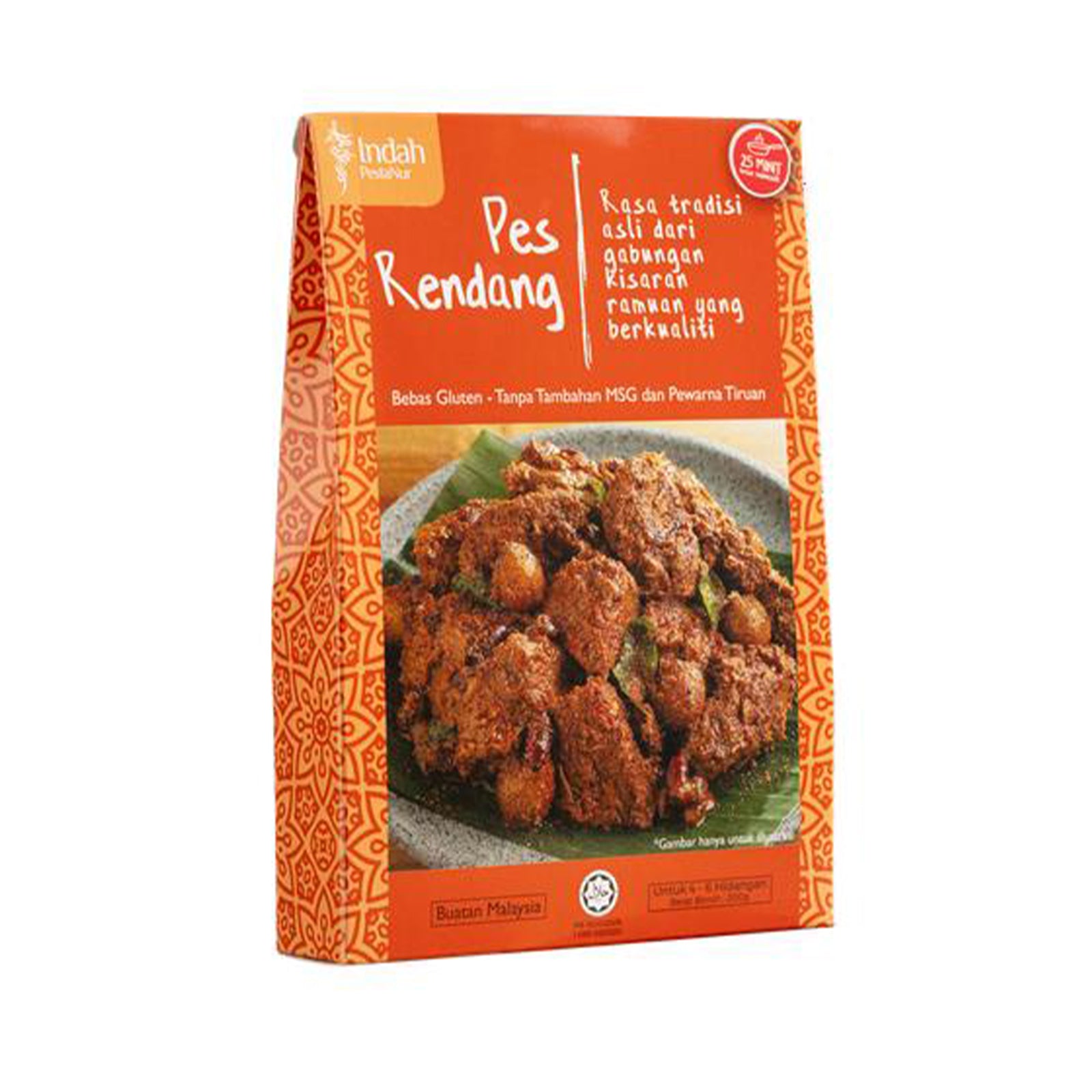 Indah Pestanur Pes Rendang 200g