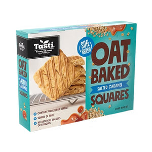 Tasti Oat Baked Squares Salted Caramel 150g