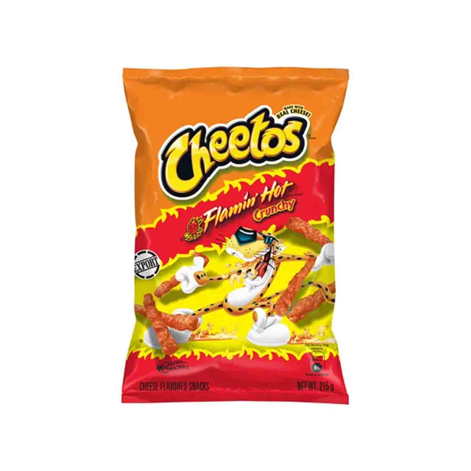 Cheetos Flamin Hot Crunchy Snack (China) 215g