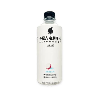 Alienergy Electrolyte Water Lychee Sea Salt Flavour 500ml