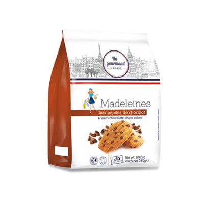 Un Gourmand Madeleines Chocolate Chips 250g